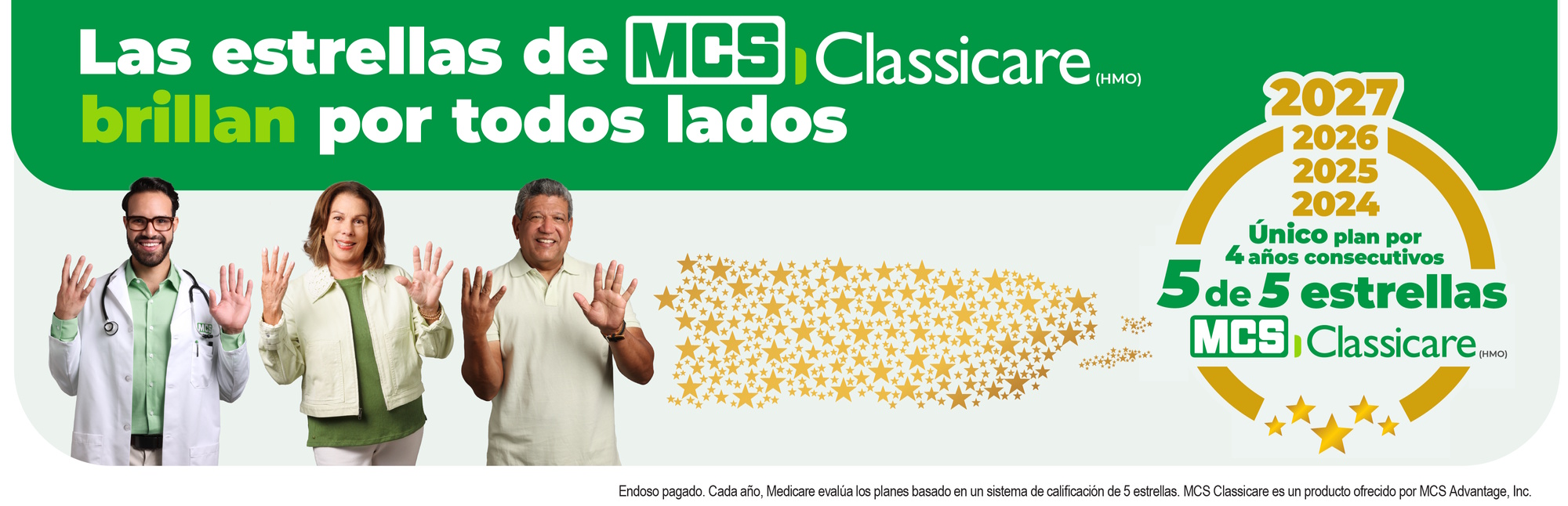 MCS Classicare: calificación de 5 estrellas durante 4 años